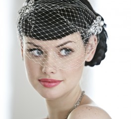 HP5042 – Sophia small birdcage veil